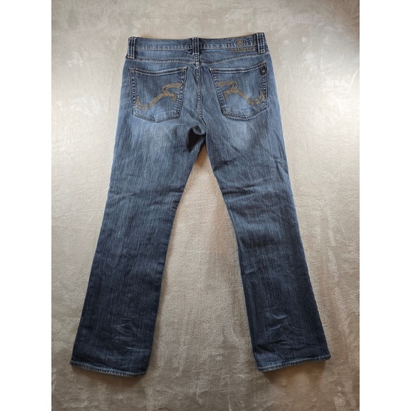 Rock & Republic Stinger Jeans Mens 34x32 Straight Denim Blue Western Cowboy - Picture 8 of 9